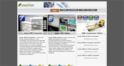 Desktop Screenshot of dwg2pdf.biz